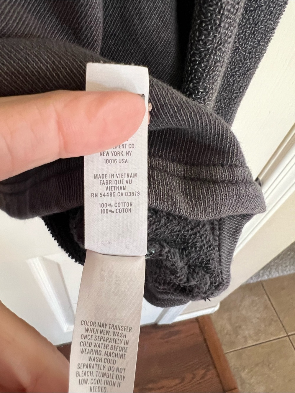 OFFLINE By Aerie Washed Charcoal Oversized Crewneck Sweatshirt XL - Picture 3 of 8
